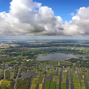 Luftbild von Amsterdam