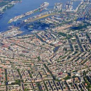 Amsterdam vanuit de lucht