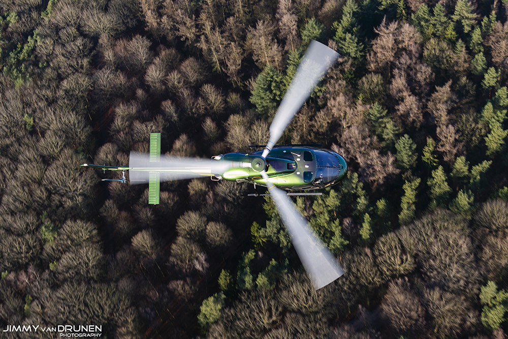 Hubschrauberflug Harskamp