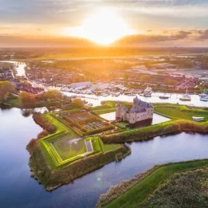 Muiderslot aerial photo