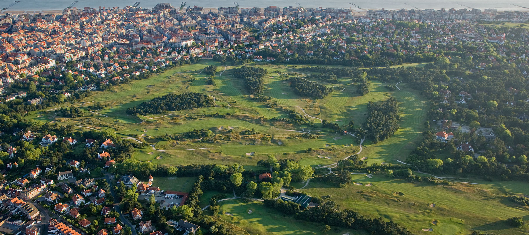 Knokke-Heist Golf helikopterem.